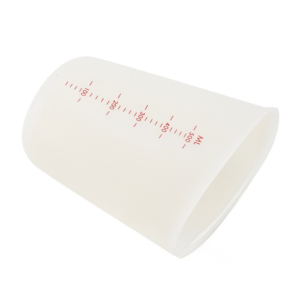 Visual Scale Cup Silicone Baking Measuring Cup High And Low Temperature Resistance Integrated Molding Food Grade