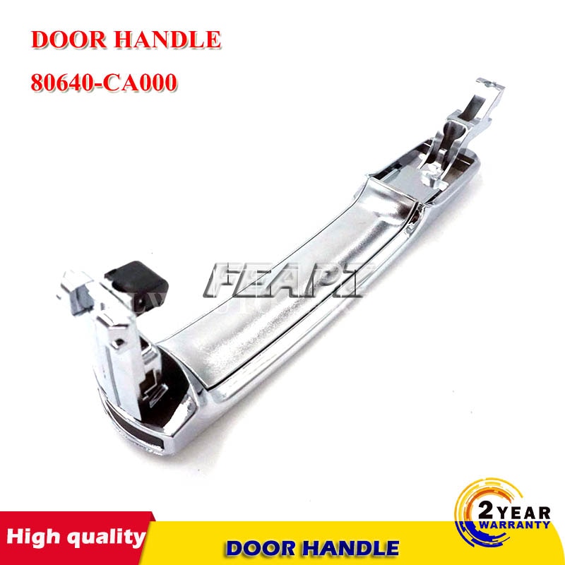 Manija de puerta delantera izquierda para coche Nissan, manilla de puerta de entrada inteligente para automóvil Nissan Murano 2003, 2004, 2005, , 80640-CA012, 80645-CA000, 2 unids/set por juego