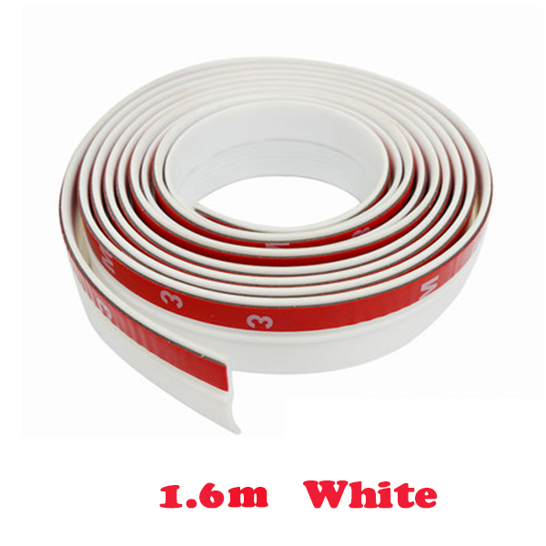 1.6M Kofferbak Deksel Kloof Rubber Afdichting Strip Voor Peugeot 308 206 307 407 207 208 508 3008 5008 103 107 108 Subaru Impreza: WHITE