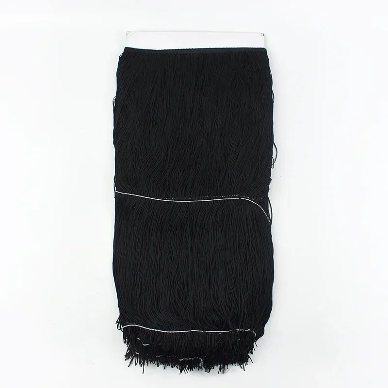 1/2/3M 50Cm Lange Franjes Kant Kwastje Latin Dans Rok Kwasten Fringe Gordijn Veters Trim kledingstuk Decor Trimmen Naaien Accessoire: S / Bruin