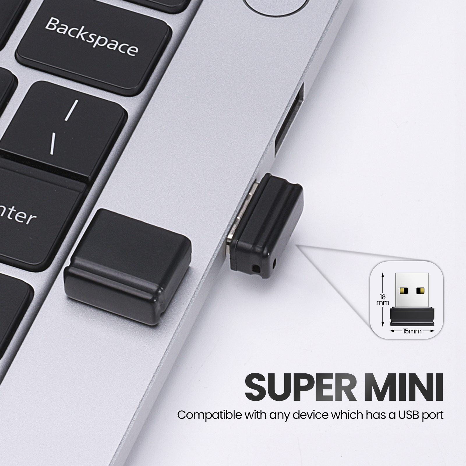 Super Mini USB Flash Drive 128GB Capacity Pen Drive 64GB High Speed Memory Stick 32GB Black U Disk 16GB Business