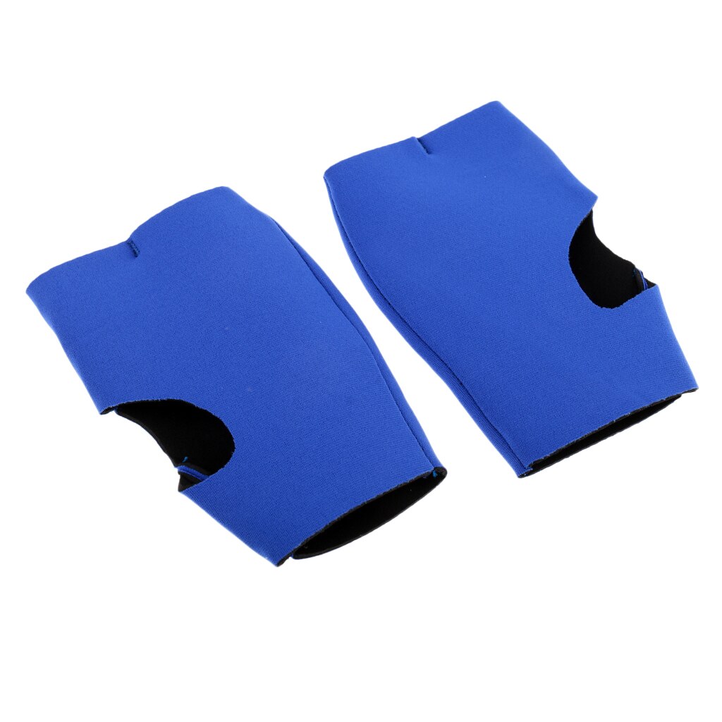 2mm neopren kajak håndfladebeskytter handsker padle kajak kano båd paddle luffer sml kajak handsker håndflade beskytter: Jeg er blå
