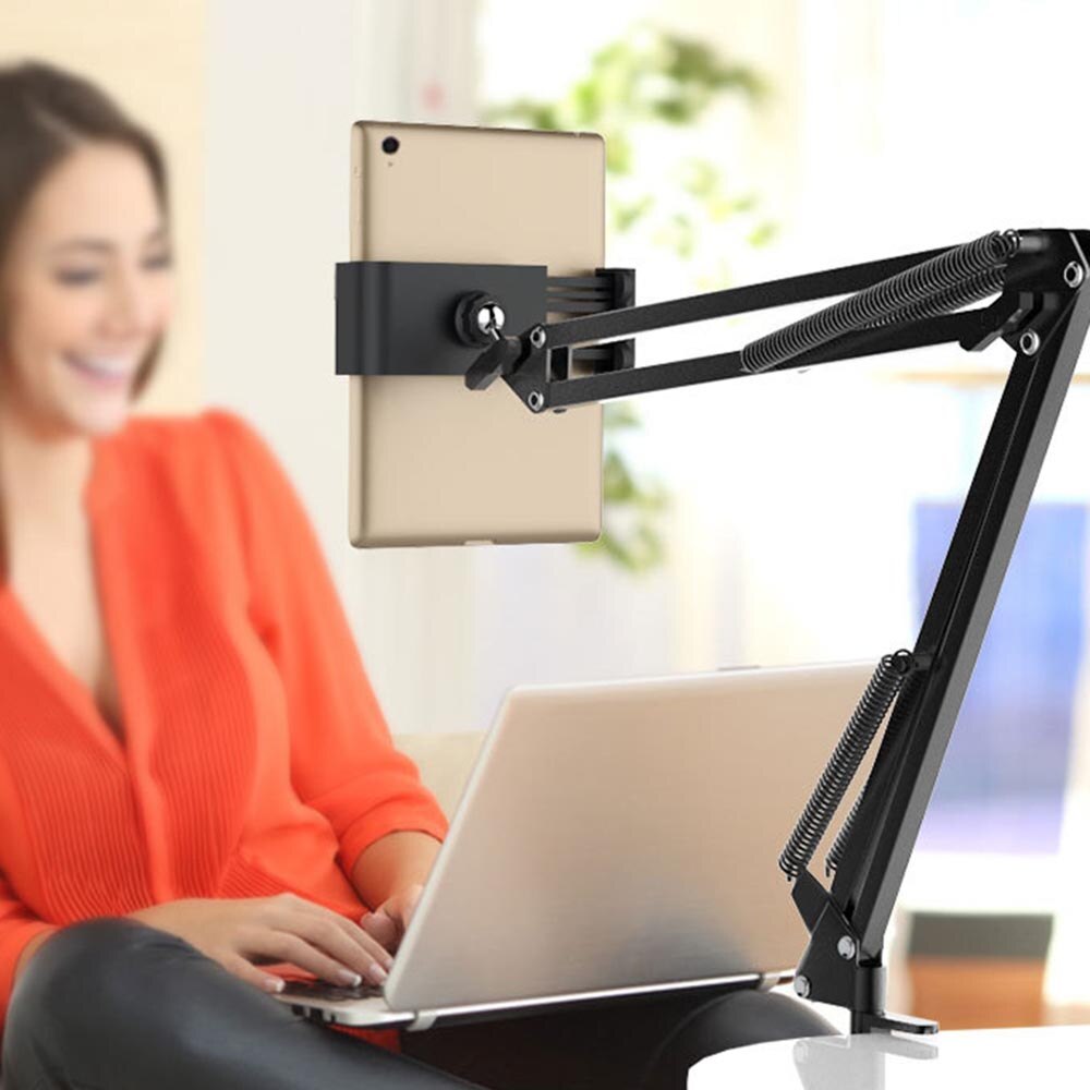 Soporte Flexible para teléfono tableta para ipad 2 3 4 Air Mini Pro para iPhone Xiaomi brazo largo perezoso personas cama escritorio para 4-9,7 pulgadas