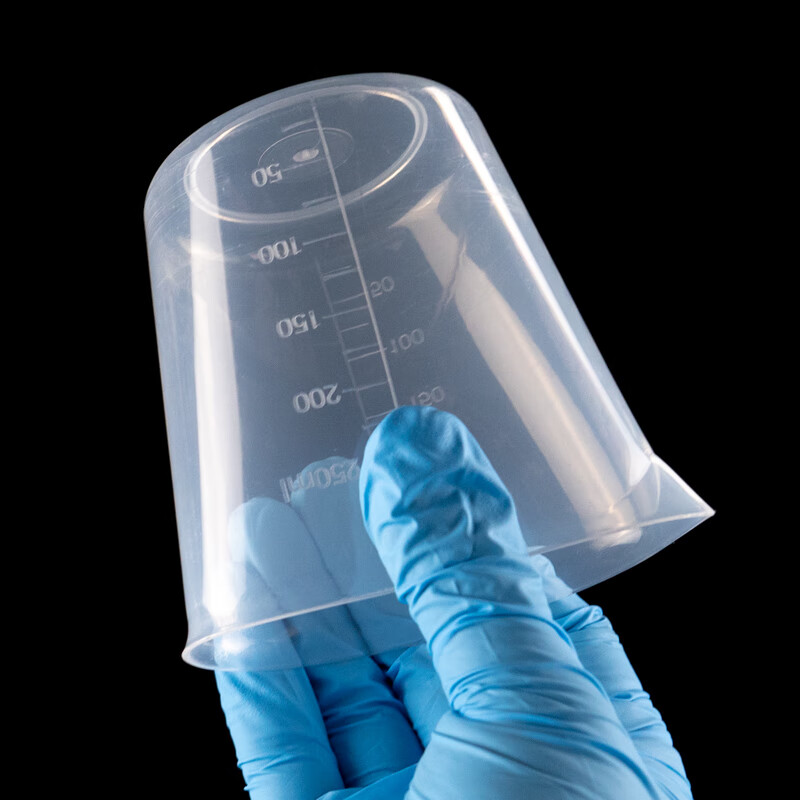 100ml Measuring Cup Transparent Plastic Scale Beaker Lab Chemical Laboratory Cups Resin Water Kitchen Baking Tools Container