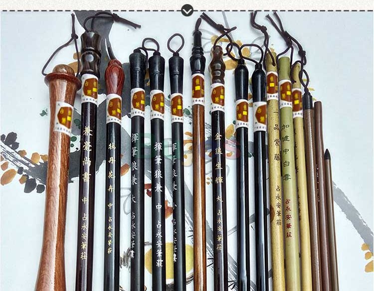 Chinese Traditionele Kalligrafie Borstel Set,16 Pcs, landschap Schilderij Borstel Wezel Haar Pen Schrijven Borstel Set Voor Studenten, Kunstenaars