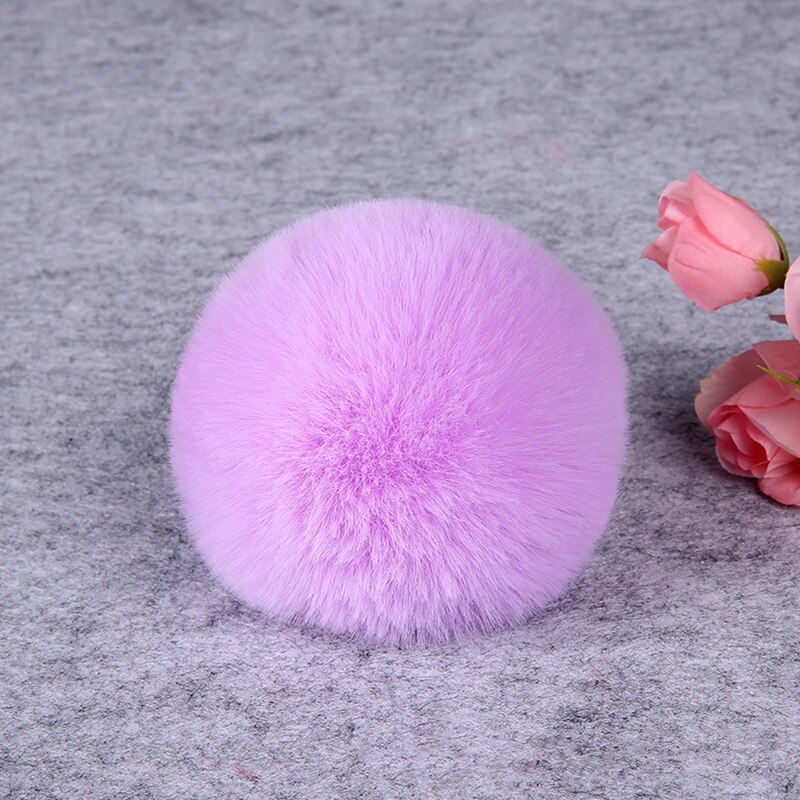 8Cm Diy Winter Zachte Pluizige Rex Konijnenbont Pom Pom Kunstmatige Harige Bal Voor Tassen Mutsen Cap Pompom Accessoires: 15
