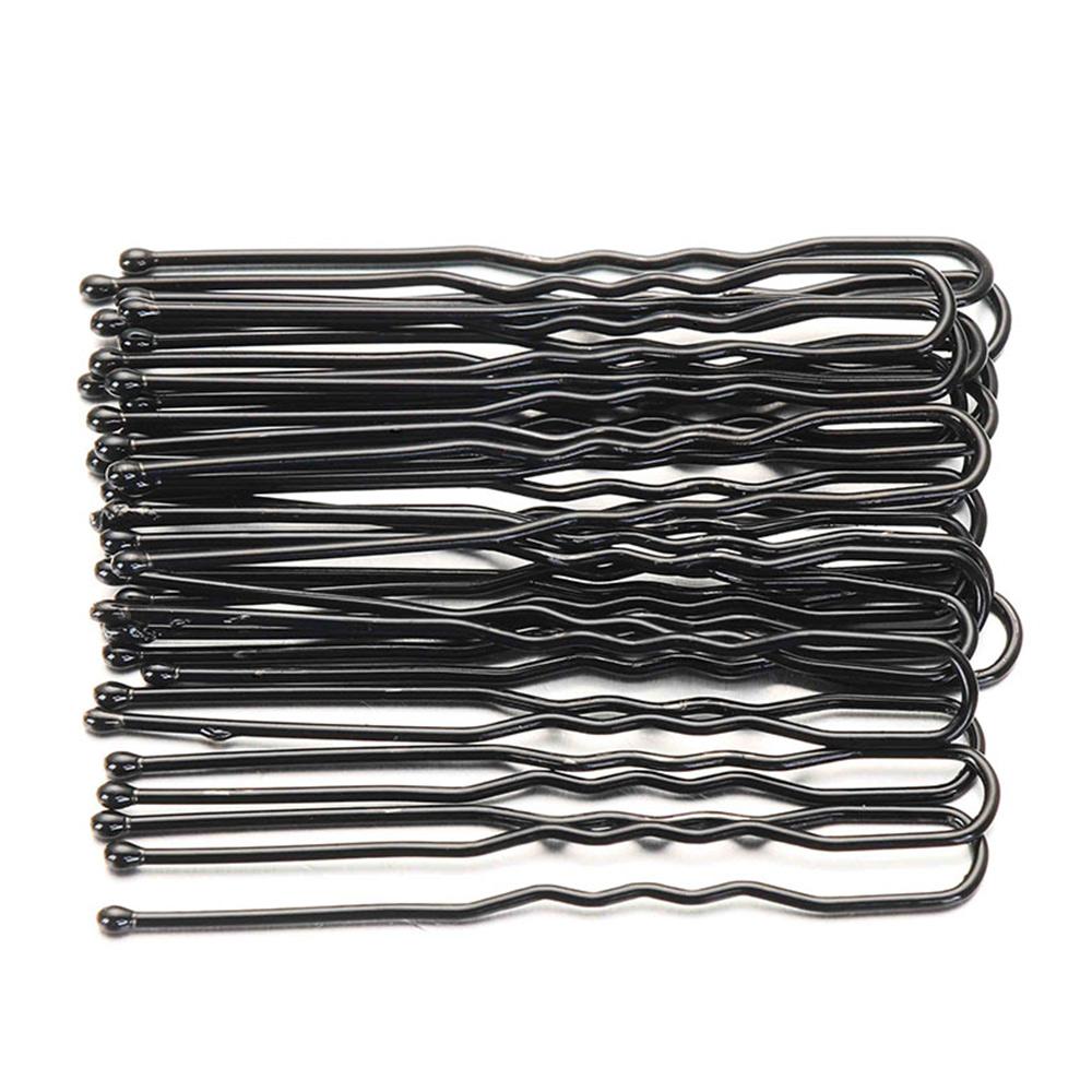 Horquilla en forma de U de 20 piezas, herramienta de peinado nupcial dorado, pasador de aleación, pinzas para el pelo, pasadores de Metal, pasador ondulado, 5/7cm
