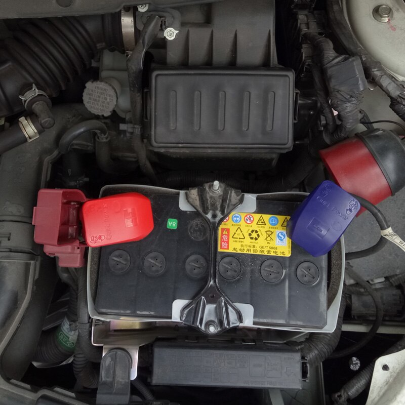 Pair 12V Car Battery Terminals Connector Clamps Quick Release Lift Off Positive Negative for Cars Caravan Boat Motorhome