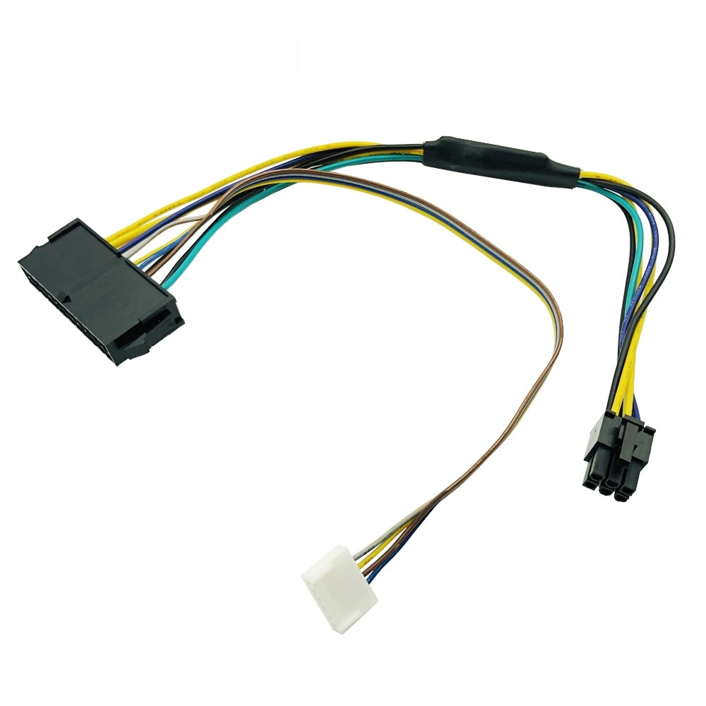 30 CM Modulaire Voeding Kabel ATX 24Pin 24 Pin Vrouwelijke om 6Pin 6-Pin Male Mini 6Pin Connector voor HP Elite 8100 8200 8300 800G1
