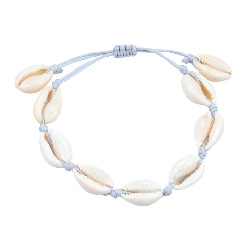 1pc Natuurlijke Schelpen Armband Vrouwen Sieraden Verstelbare Bohemian Stijl Vriendschap Strand Seashell Armbanden Voor Vriendin: style 3