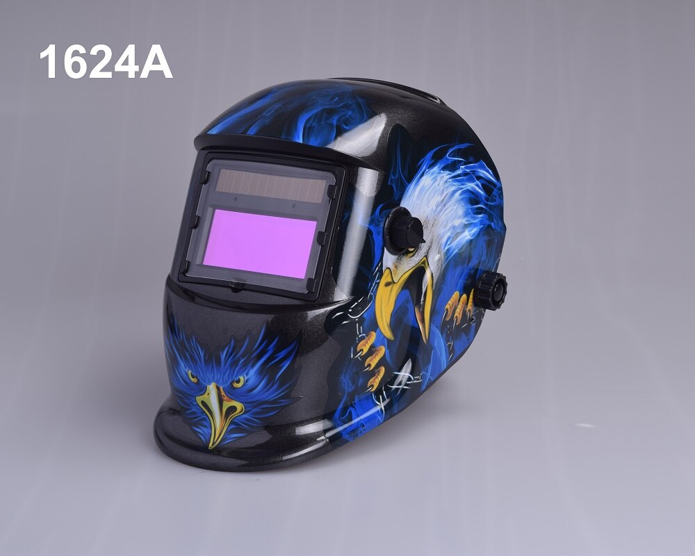 Auto Verdunkelung Einstellbare Palette MIG MMA Elektrische Schweißen Maske Helm Schweißen Objektiv für Schweißen Maschine: 1624A