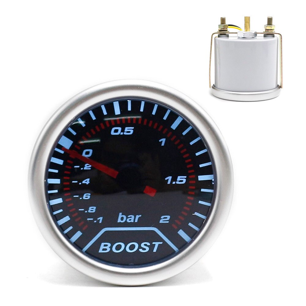 2 "52mm Car Turbo Boost Gauge-1 2Bar + Adjustable Turbo Boost Automatic Controller Kit 1-30 PSI