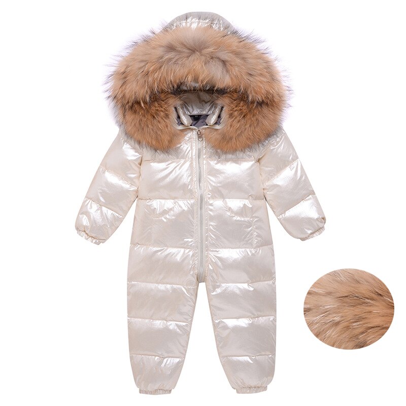 Kombinezony zimowe ubrania dla dzieci ubrania Snowsuit 90% kurtka z puchu kaczego dla dzieci dziewczyna płaszcz park dla niemowląt chłopiec śnieg garnitur nosić