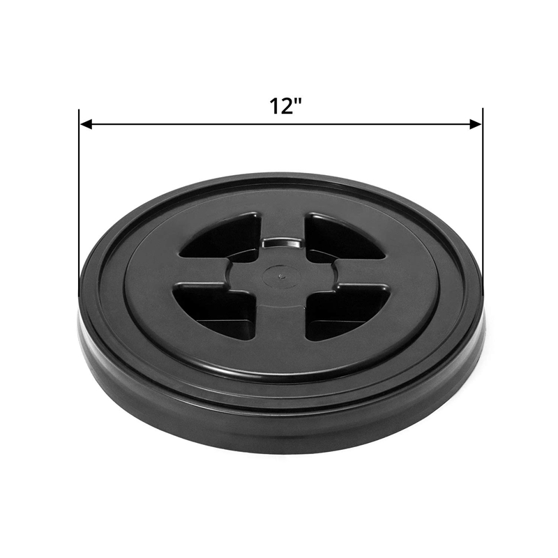 5 Gallon Screw Seal Lids for Plastic Bucket (Two Lids)