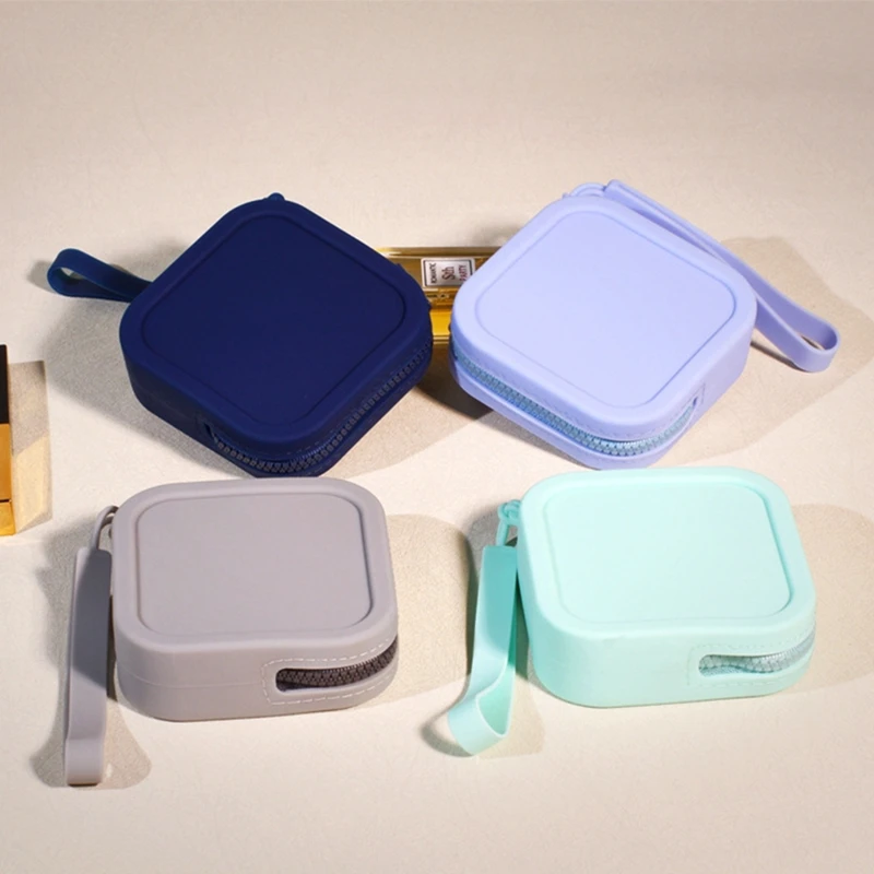 2025 klasyczny silikonowy portfel z organizerem wodoodporna portmonetka zamek błyskawiczny torba na słuchawki etui podróżne studenci