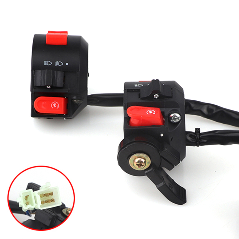 Left Kill Light Starter Switch Assembly 8 Wire 3 Function For Taotao SunL Peace Eagle 50cc 70cc 90cc 110cc 125cc 150cc ATV Quad