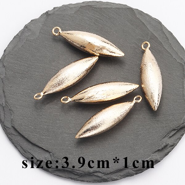 GUFEATHER M830, schmuck zubehör, 18k gold überzogen, 0,3 mikrometer, diy anhänger, hand gemacht, schmuck machen, diy ohrringe, 10 teile/los: M83007