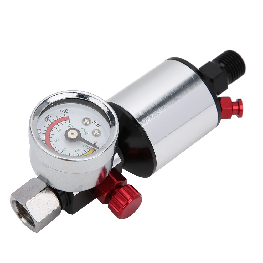 Olie/vand separator lufttryksregulator aluminiumslegering filtreringsreguleringsanordning bspp 1/4in holdbar