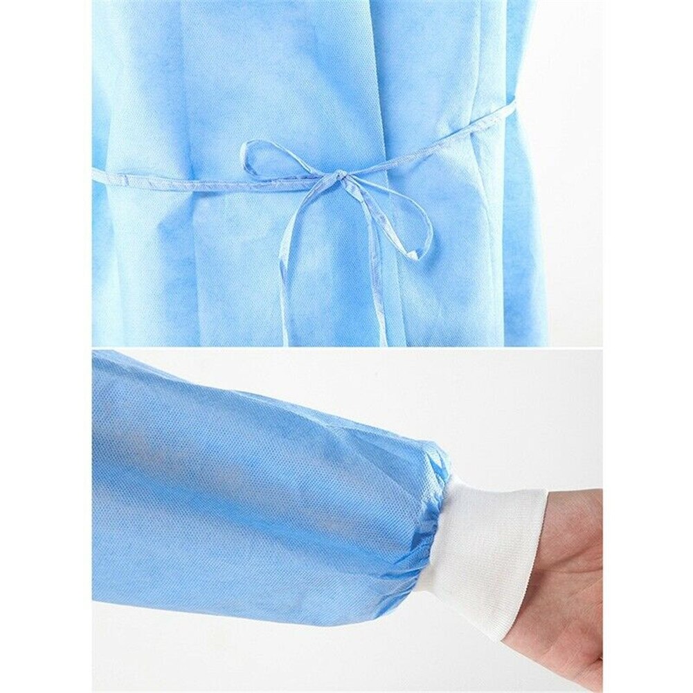 Disposable Non-woven Workwear Protection Clothing Breathable Isolation Gown D6