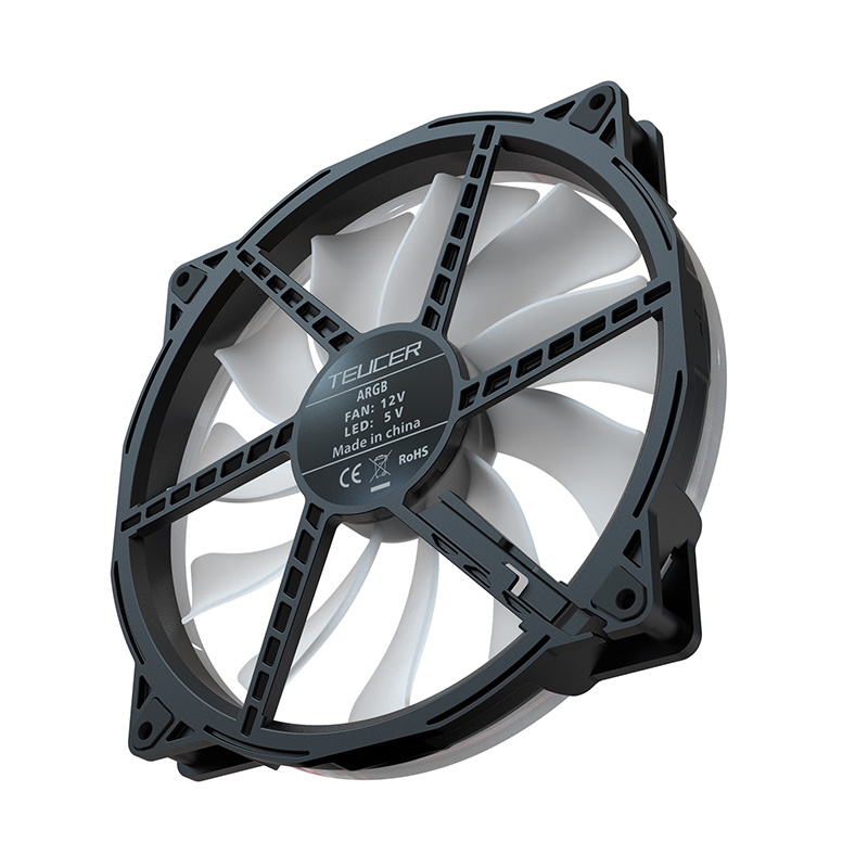TEUCER FD200 Case Fan 200mm 5V 3PIN ARGB Computer Case Cooling Fan PC Accessories