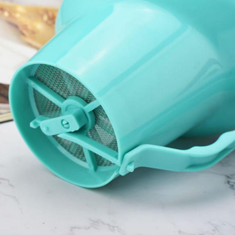 En forma de embudo harina tamiz colador fino Harina de harina tamiz azúcar glas Manual taza tamizadora horno doméstico para cocina pastelería cocina herramienta