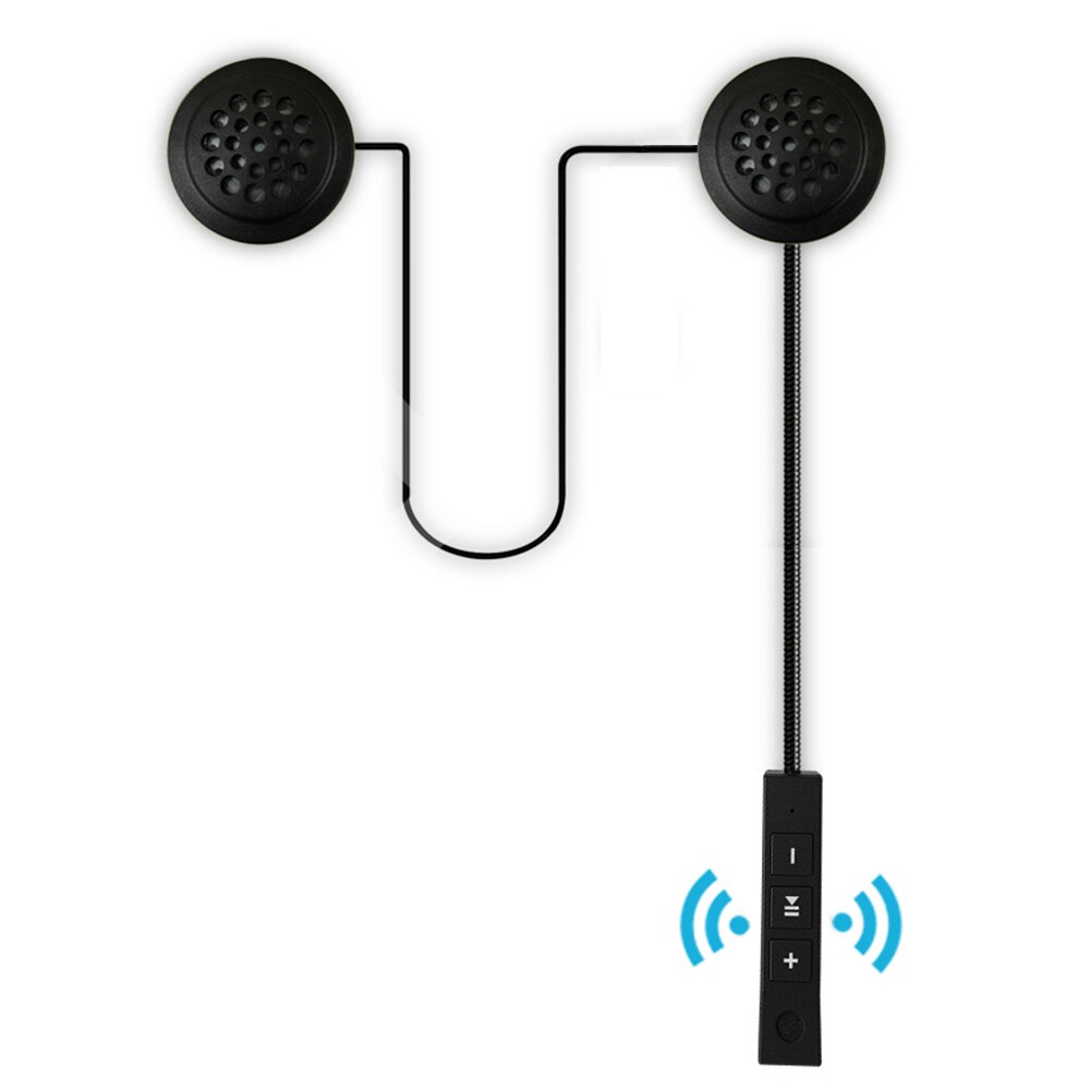 Trådløs bluetooth anti-interferens samtaleanlæg til motorcykelhjelm kørende håndfri hovedtelefon med mikrofon