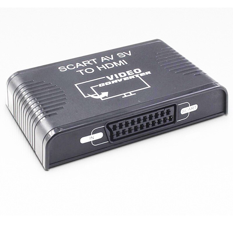 HDmatters S-video composite AV Scart to hdmi converter Switcher S-video+RCA+Scart to HDMI out