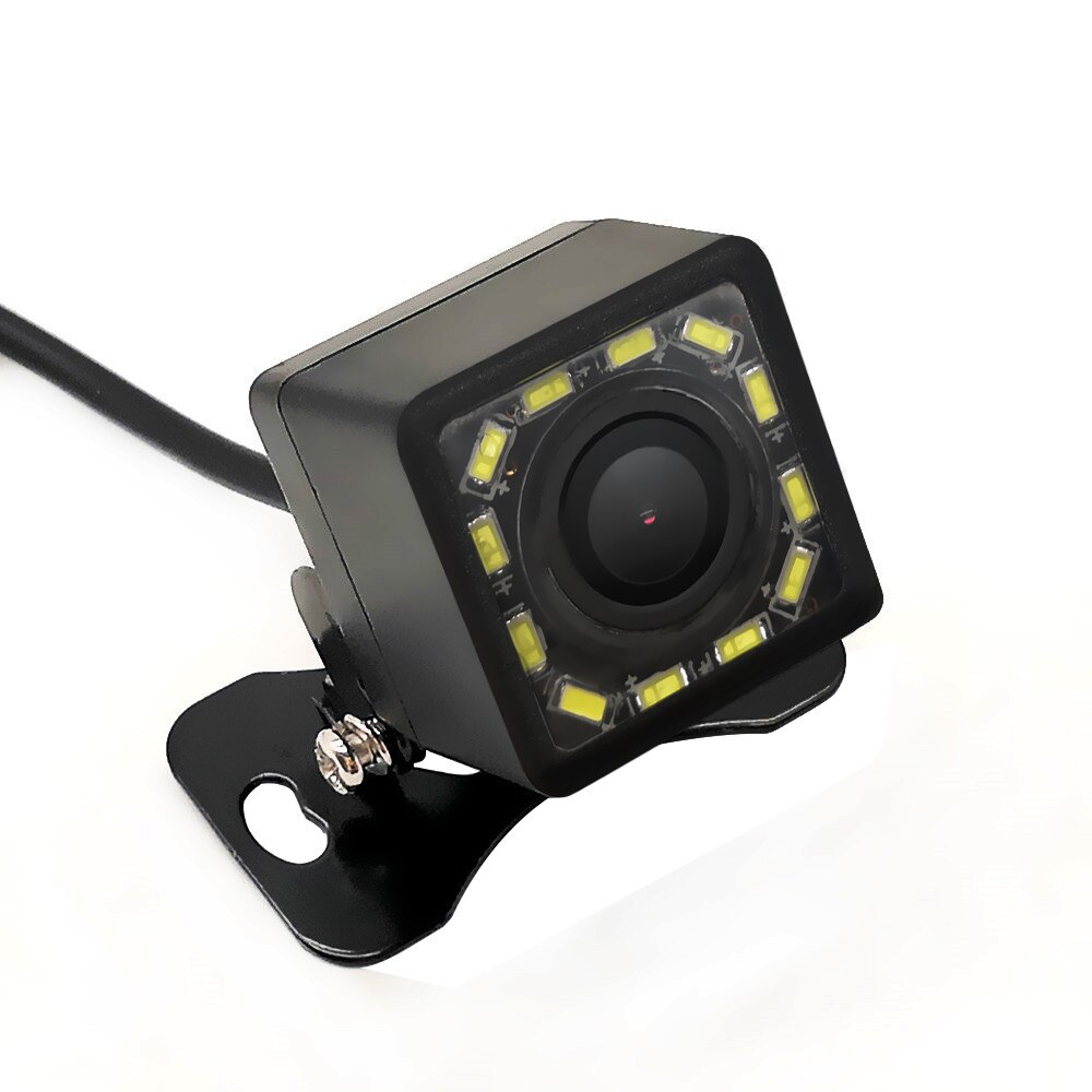 Caméra De Recul Voiture HD étanche IP68 - 8 LED Vision Nocturne, ABS - Compatible écrans LCD, DVD, Rétroviseurs