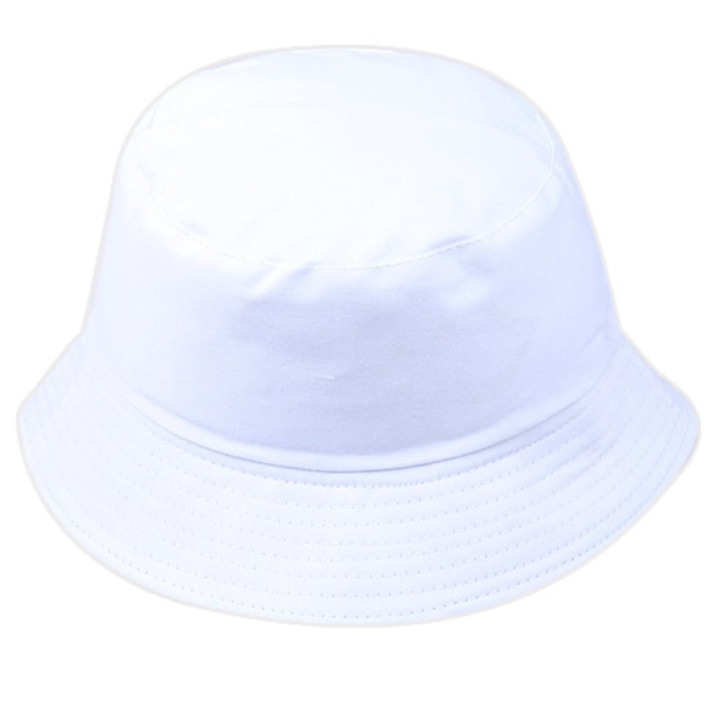 Unisex kesä taitettava ämpärihattu naisten ulkoilu aurinkovoide puuvilla kalastus metsästyslakki miesten chapeau aurinkosuojahatut  #t1p: Valkoinen 1