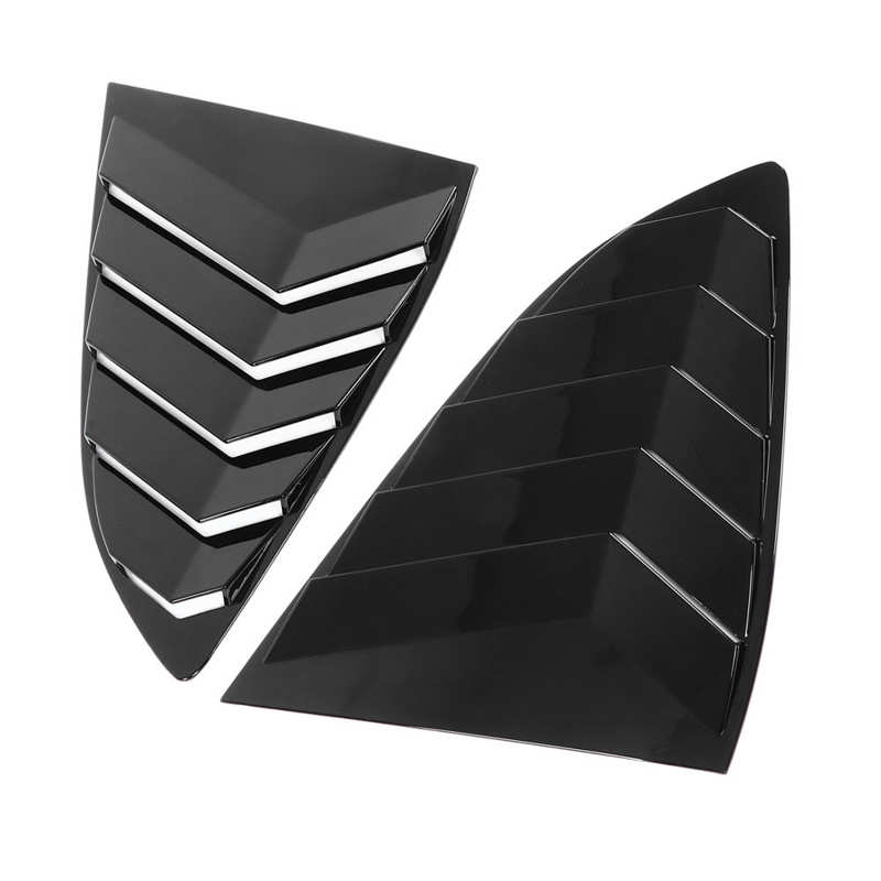 Rear Side Window Louver Air Vent Scoop Louvers Lightweight for Car