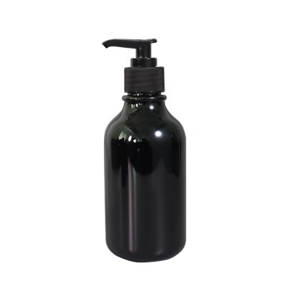 Botella dispensadora de jabón para el hogar, botella vacía de plástico de 300ml, para champú, Gel de ducha, Sub embotellado: black