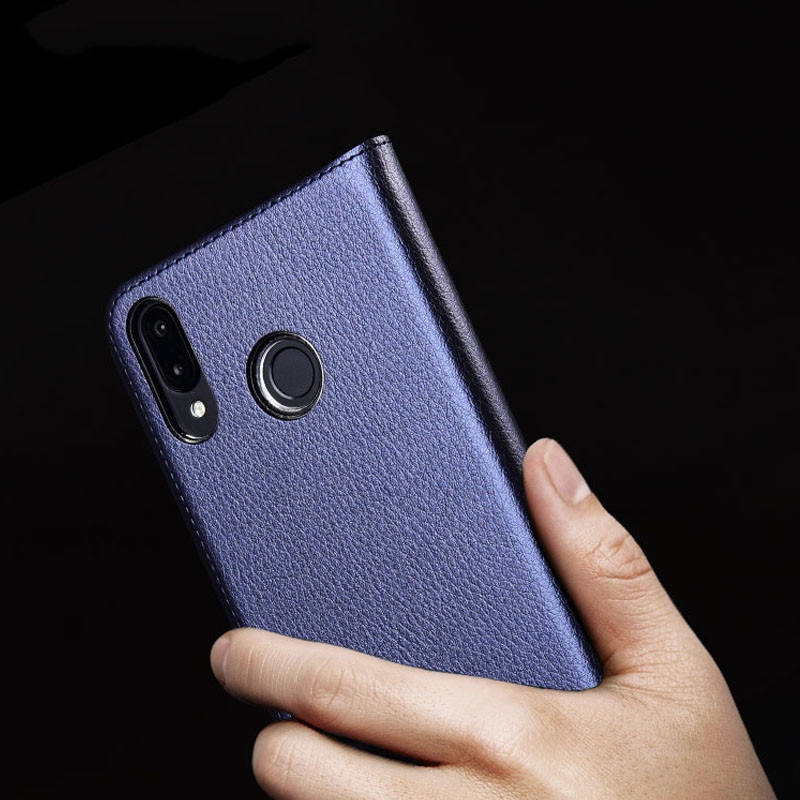 Für Huawei Honor 8X Fall 8X Max Full View Fenster PU Leder Flip Abdeckung Funda Fall für Huawei Ehre 8X /8x Max schutzhülle