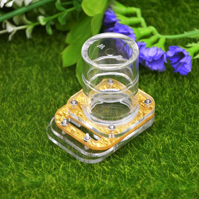 1PCS Ants Farm House Acrylic Vertical Cylindrical Water Feeder Pet Ant Nest Water Feeder Multicolor Reptile Water Feeder