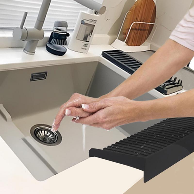 Gootsteenkraan Mat Spatscherm Gootsteenkraan Mat Randbeschermer Gootsteen Spatmat Kraan Spatscherm Siliconen Gootsteenbeschermer Met