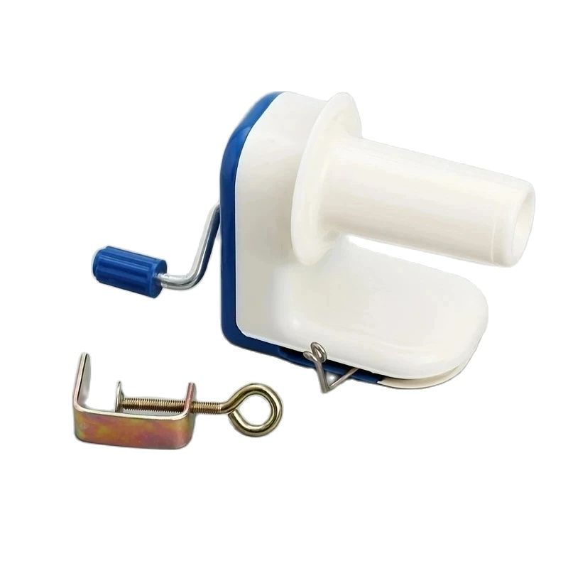 Ręczna nawijarka robić włóczki wełnianej, maszyna robić nawijania i skręcania nici robić użytku domowego.