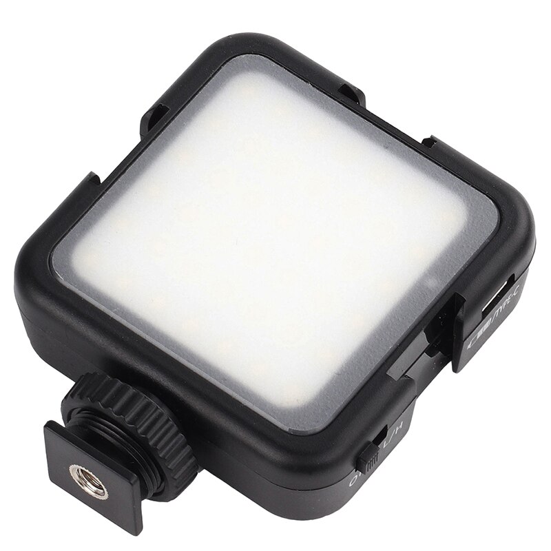 Genopladeligt 42 led video lys 6000k 5.5w kamera fotografering fyld lys lampe fotostudie fælles tilbehør til bryllup