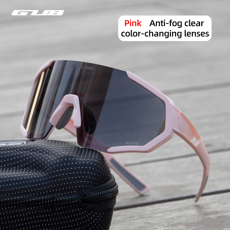 Gub Photochromische Gepolariseerde Fietsbril Mtb Racefiets Anti-Fog Uv400 Bescherming Brillen Zonnebril Mannen Vrouwen Fietsbril: green