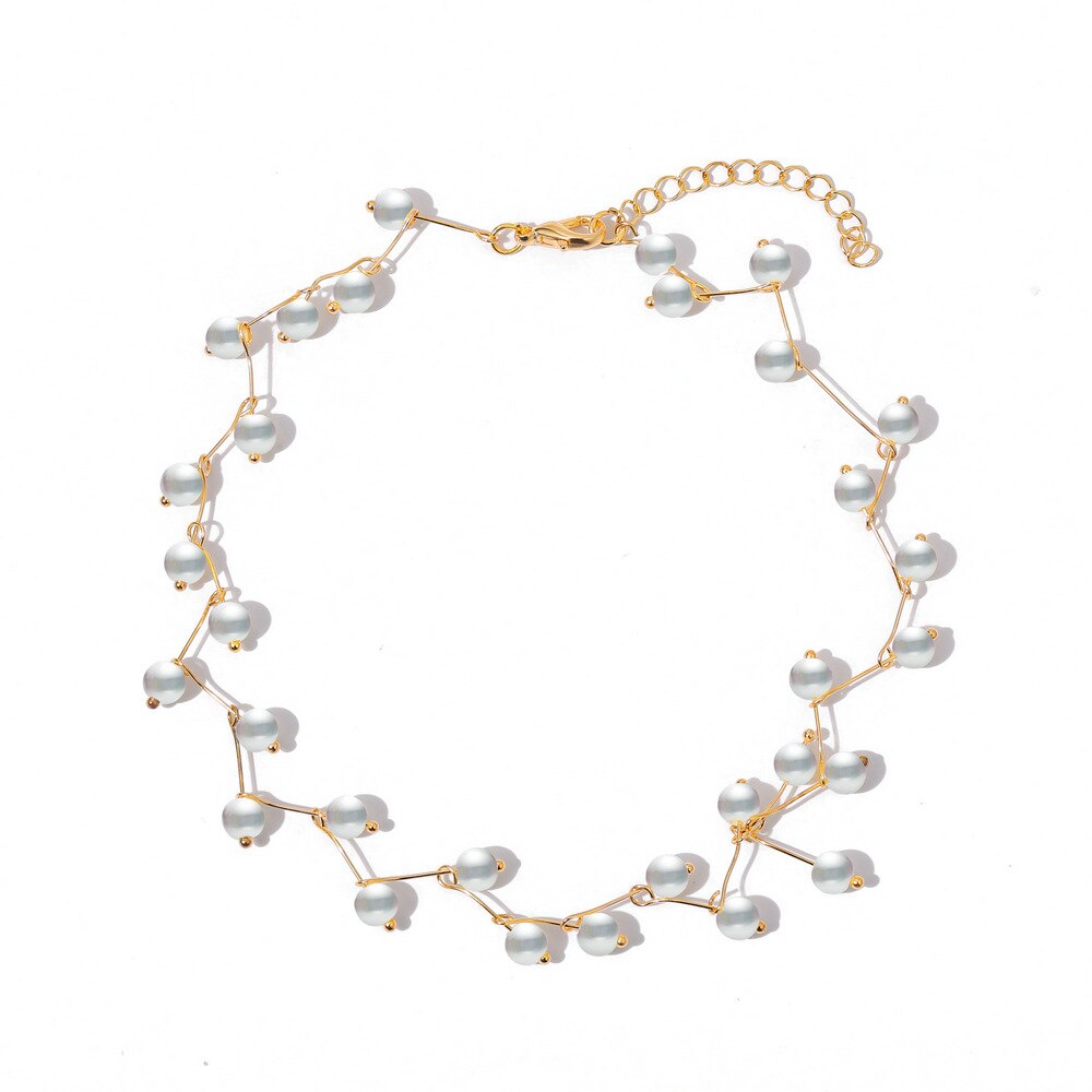Trendy butterfly tassel necklace hollow collarbone chain simple women's temperament jewelry collares para mujer collares: Style 4