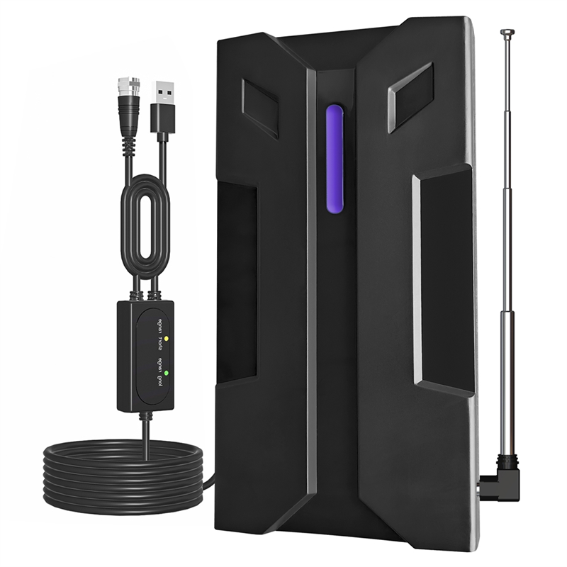 ABSQ-Powerful Outdoor Indoor Strong Signal HDTV DVBT2 HD 4K Full TV Signal Amplifier Digital Antenna For High-Range TV