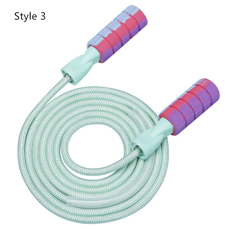 1Pc Adult Fitness Skipping Rope Fast Speed Gym Sports Training Jump Rope Home Cordless Skipping: MULTI