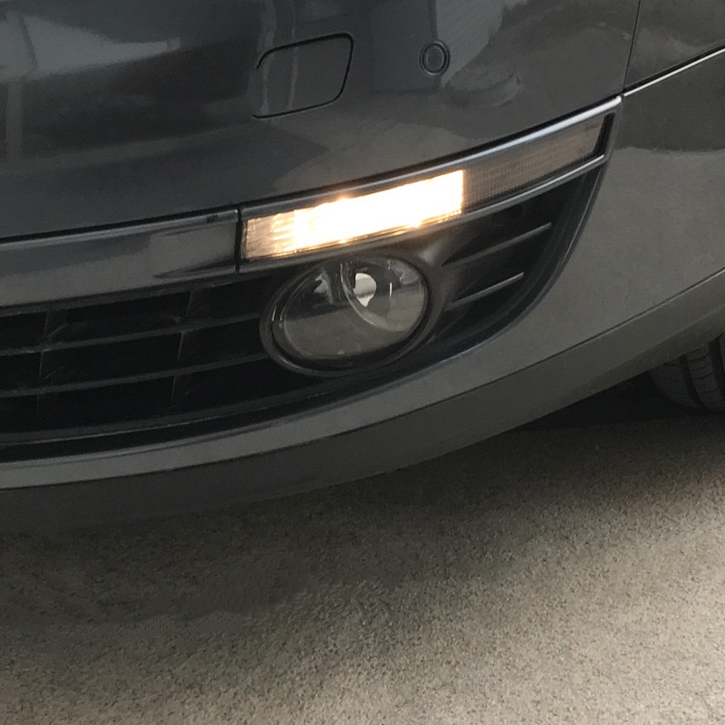 Wędzony włączony kierunkowskaz euro specyfikacja przedni zderzak dym włączony kierunkowskaz dla euro Passat B6 B6L PASSAT RLINE