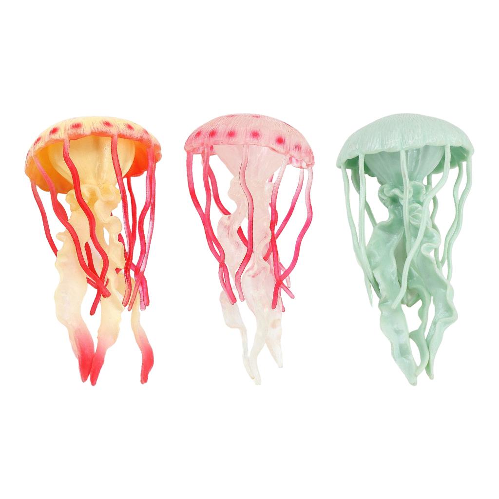 Simulated Jellyfish Model Figures Sea Creatures Model Educational Toys