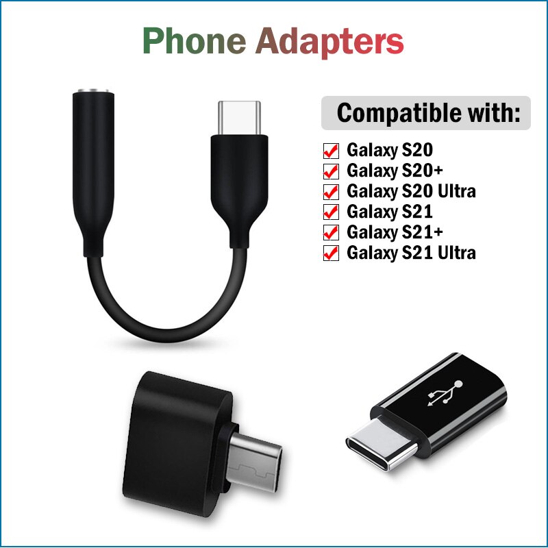 Adattatori USB per Samsung Galaxy S21 S22 Ultra Plus 5G tipo C OTG cavo di ricarica connettore USB-C a 3.5mm convertitore Jack Audio