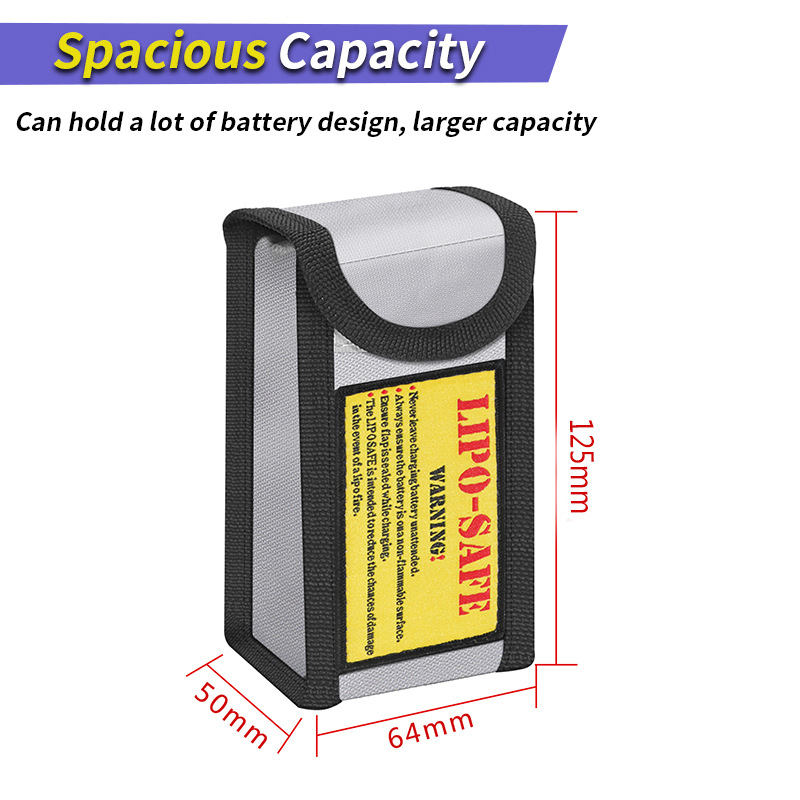 Multi-function Lithium Battery Explosion-proof Bag 1000 MAh Safety Charging Flame-retardant Storage Bag Zipper Fireproof Bag: light green