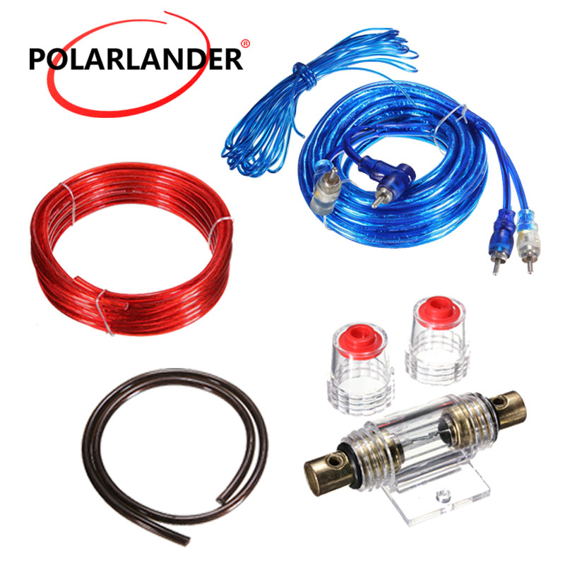 Car Auto Complete Amplifier For Speakers Wiring Kit Universal Modified Sets Of Lines Gauge Stereo Subwoofer Copper Clad Aluminum