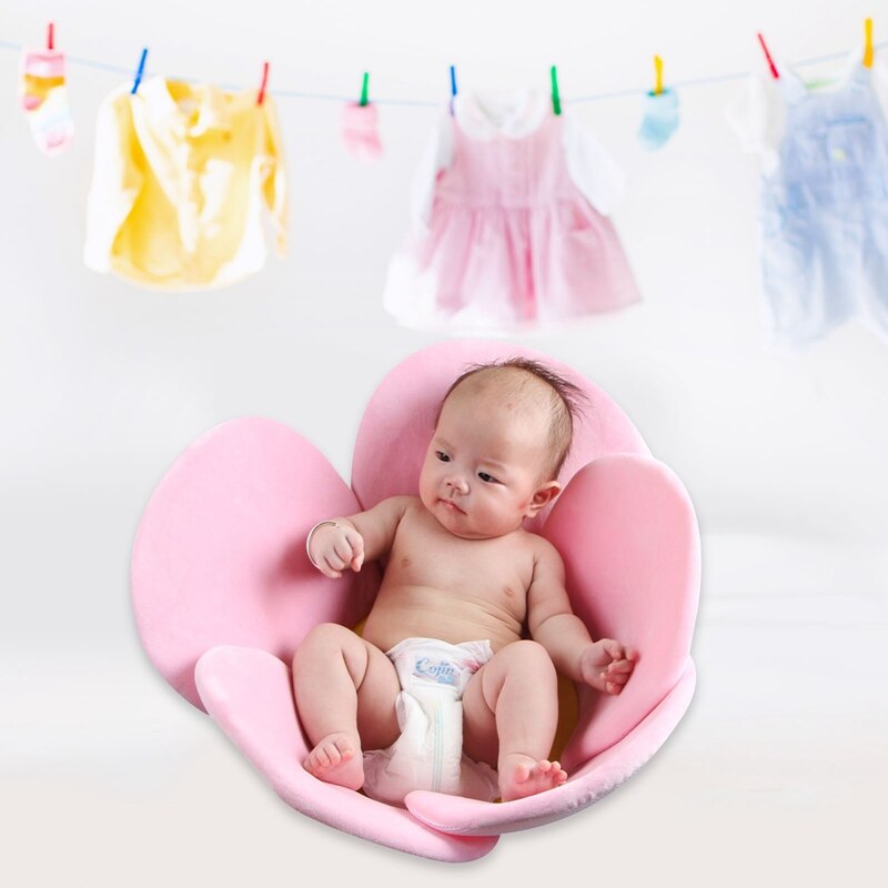 Baby kinderveiligheid badmat mooie zonnebloem badmat wastafel badkussen badondersteuning ligstoel bloemblaadjes badmat