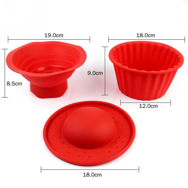 3 Stks/set Enkele Bloem Vorm Cupcake Siliconen Mal Hittebestendige Bakken Gereedschap Bakken Maker Siliconen Giant Cupcake Mold