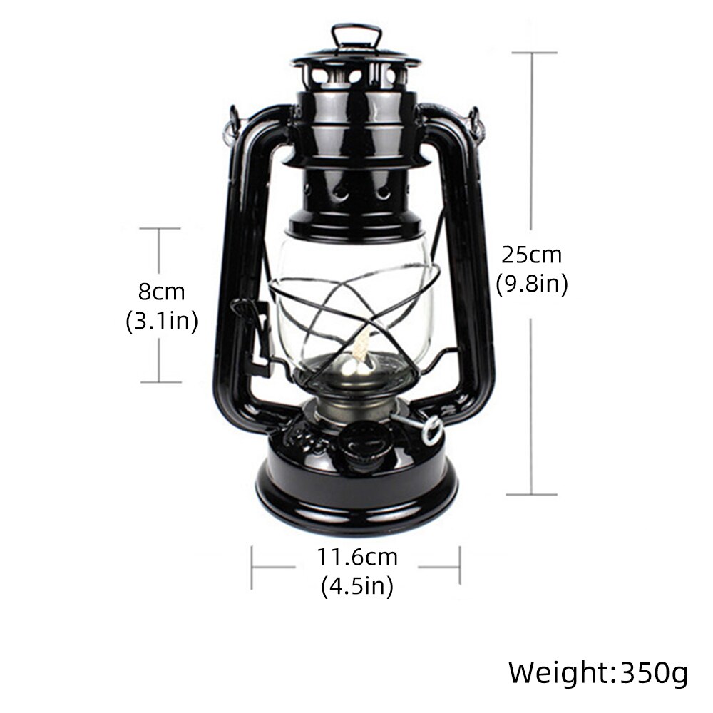 Kerosene Lamp Large Capacity Outdoor Camping Oil Light Good Sealing Performance Portable Retro Mediterranean Style Kerosene Lamp