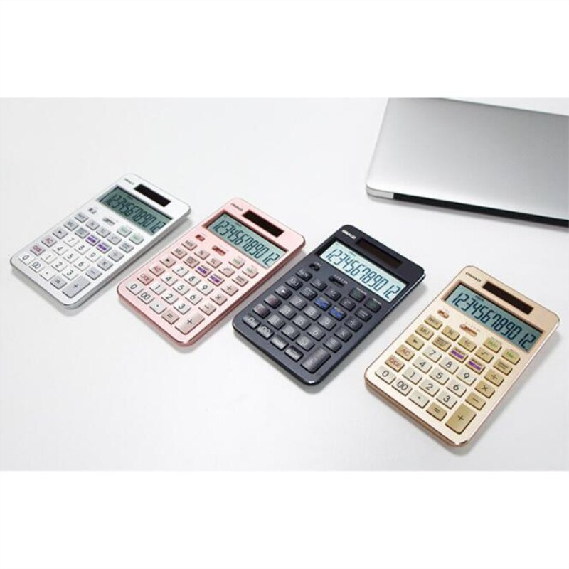 CEO-1 Flat panel calculator business office desktop solar calculator 12-bit display tax calculators