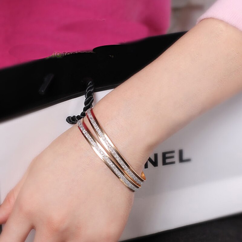 Rvs Frosted Armband Minimalistische Sieraden Charm Leuke Armbanden armbanden Voor Vrouwen Mode Sieraden Pulseras